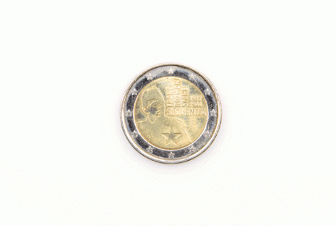 Both sides of euro partisan coin