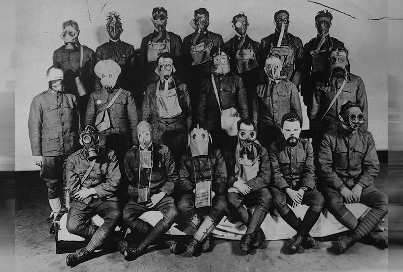 The gas masks of war 